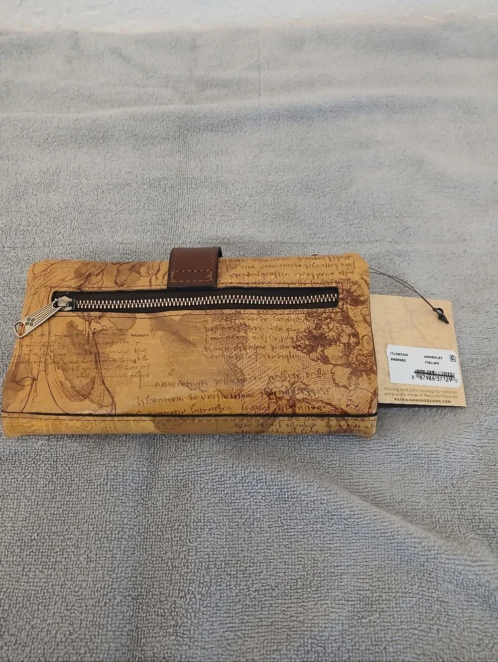Patricia Nash Annesley Wallet In Italian Sketchbook NWT